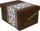 PUDŁO OZDOBNE PUDEŁKA DO SZAFA A4 CZE LIŚ SEPD4461