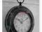 Postarzany zegar z magnesem praktyczny i ładny