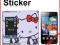 NAKLADKA sticker GALAXY S2 i9100 HELLO KITTY