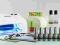 ZESTAW DO MANICURE HYBRYDOWY 7x LAKIER UV LAMPA UV
