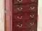 STYLOWA KOMODA 8 SZUFLAD z DREWNA MAHONIOWEGO
