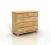 Komoda drewniana sosnowa EMIL 2+3 na kulach