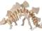 ~ PUZZLE DREWNIANE 3D ~ DINOZAUR MINI STEGOZAUR ~
