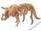 ~ PUZZLE DREWNIANE 3D ~ DINOZAUR TRICERATOPS ~