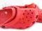 -30% CZERWONE CHODAKI KLAPKI BASENÓWKI r.32/20cm