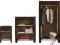 Piękny zestaw mebli Brąz SPRAWDŹ GARDEROBA