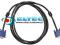 Kabel VGA Akyga AK-VGA-01 15M/15M 2m 2xferryt