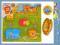 Playme DREWNIANE PUZZLE układanka ZOO 6450