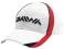 SPORTOWA CZAPKA Z DASZKIEM DAIWA - WHITE/RED/BLACK