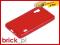 Czerwona nakładka gumowa Etui SLIM LG L5 II E460