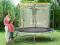 TRAMPOLINA OGRODOWA ZABAWKA śr.240cm dom ogród