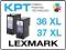 2x Tusz Lexmark 36 37 XL X3630 3650 4630 4650 5650