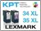 Tusz Lexmark 34 35 XL X2500 2510 2530 2550 3330