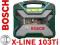 BOSCH ZESTAW X-LINE 103 narzędzia walizka PREZENT