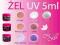 LL ŻEL UV JEDNOFAZOWY 7 KOLORÓW 5 ml 5ml