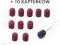 LL KAPTURKI NA FREZY ŚCIERNE 10szt PEDICURE 13mm N