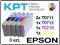 5x Tusz Epson 0711 XL SX215 400 405 410 510W 515W