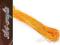 RAFIA NATURALNA DEKORACYJNA POMARAŃCZOWA 10CMX70CM