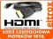 KABEL HDMI-HDMI 1m 100cm POZLACANE KOŃCÓWKI 2602