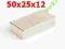 MAGNES NEODYMOWY 50x25x12 PŁYTKOWY NdFeB 50/25/12