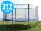 TRAMPOLINA OGRODOWA Z SIATKĄ 312 (10FT) NEO-SPORT