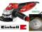 EINHELL SZLIFIERKA KĄTOWA TE-AG 115 720W + TARCZA