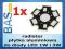 Radiator - płytka aluminiowa diody LED _ 1W _ 3W