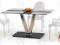 STÓŁ VELVET SZKLANY STAL NIERDZEWNA SALON PIĘKNY