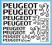 NAKLEJKI NA MOTOR SKUTER PEUGEOT  kpl. 14 naklejek