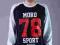 MORO LONGSLEEVE 78 BLACK-WHITE L