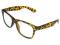 OKULARY NERD ZERÓWKI WAYFARER NERDY Panterka