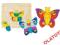 Puzzle WARSTWOWE dla najmłodszych MOTYL  ! GOKI