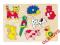 Puzzle z uchwytami ZWIERZĄTKA ! GOKI
