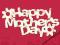happy mother's day - napis scrapki