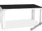 Stół DIONIZOS A,biały lakier/czarny SIGNAL,od ręki