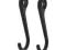 IKEA FINTORP Hak 11 cm czarny 2 szt.