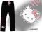 92 legginsy __ HELLO KITTY __ Bawełna czarne