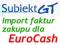 EuroCash import faktur do Subiekt GT EPP Sfera