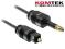 Kabel adapter Toslink - mini Toslink Delock 1m KRK