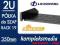 2U - UNIWERSALNA półka gł. 350mm do szaf RACK 19''