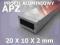PROFIL ALUMINIOWY PA38  20X10X2mm