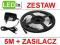 Zestaw Taśma LED 5m 300 diod 12V + zasilacz do 5m