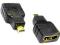 Przejście adapter wtyk micro HDMI na gniazdo HDMI