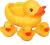 KACZKA KACZUSZKA ZABAWKA DO KĄPIELI WANNY 4szt