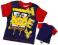 (b) T-Shirt SPONGEBOB w okularkach i literki HEY