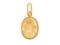 Złoty medalik Komunia Chrzest 585 14k  32348