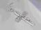 Krzyżyk srebrny do powieszenia, 1,3g, dług. 2 cm