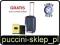 Mała walizka PUCCINI PP001 granatowa + ETUI GRATIS