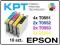 10xTusz Epson T0551 XL CHIP R240 245 RX420 425 520