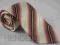 Krawat PASKI BEŻOWY BRĄZOWY